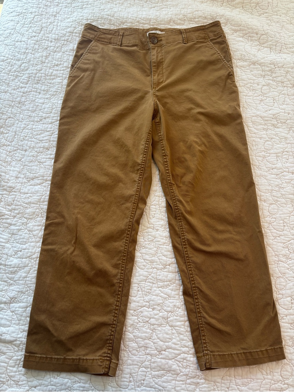 LOFT Perfect Straight Chino Pants Sz 12